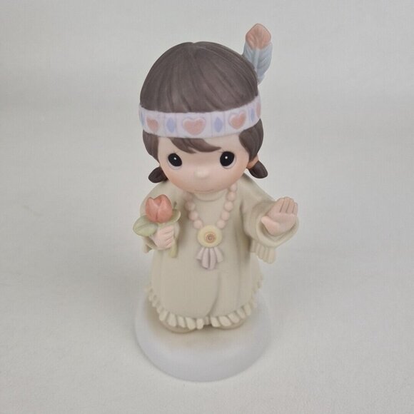 Precious Moments 527335 Bless Um You Girl Last Forever Porcelain Figurine - Picture 1 of 5